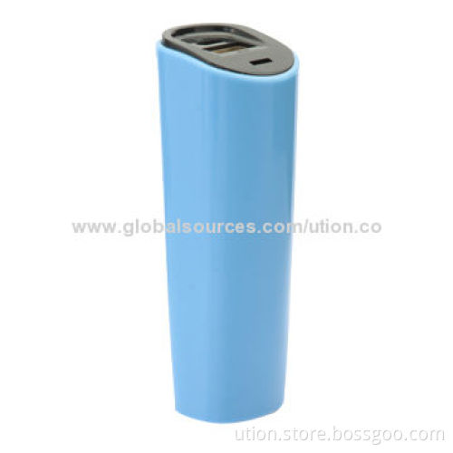 2,600mAh Gift Fashion Power Bank for iPhone/iPad/Samsung, with Free Samples and Logo